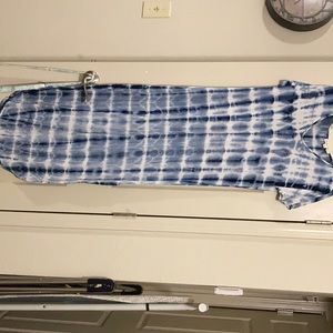 Tie-dye long dress